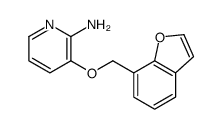3-(1-benzofuran-7-ylmethoxy)pyridin-2-amine结构式