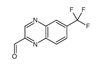 6-(trifluoromethyl)quinoxaline-2-carbaldehyde Structure