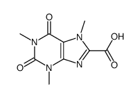 1,3,7-trimethyl-2,6-dioxopurine-8-carboxylic acid Structure