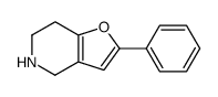 2-phenyl-4,5,6,7-tetrahydro-furo[3,2-c]pyridine Structure