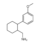 [2-(3-methoxyphenyl)cyclohexyl]methanamine Structure