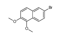 6-bromo-1,2-dimethoxynaphthalene结构式