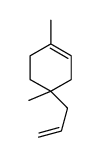 1,4-dimethyl-4-prop-2-enylcyclohexene Structure