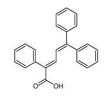 (2E)-2,5,5-triphenylpenta-2,4-dienoic acid结构式