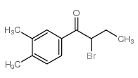 2-bromo-3-4-dimethylbutyrophenone结构式
