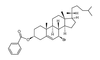 7β-bromocholest-5-en-3β-ol benzoate Structure