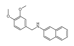 N-[(3,4-dimethoxyphenyl)methyl]naphthalen-2-amine结构式