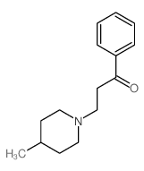 3-(4-methyl-1-piperidyl)-1-phenyl-propan-1-one Structure