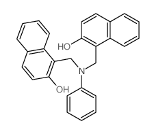 1-[[(2-hydroxynaphthalen-1-yl)methyl-phenyl-amino]methyl]naphthalen-2-ol picture
