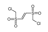 1,2-bis(chloromethylsulfonyl)ethene结构式