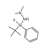 2-(tert-Butylfluorophenylsilyl)-1,1-dimethylhydrazine Structure