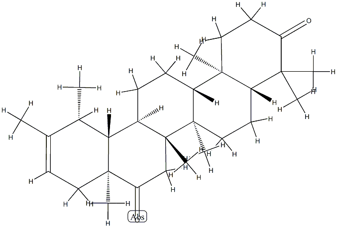 (18α)-Urs-20-ene-3,16-dione结构式