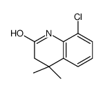 8-Chloro-4,4-dimethyl-3,4-dihydro-1H-quinolin-2-one Structure