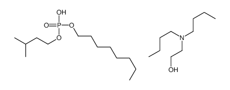 isopentyl octyl hydrogen phosphate, compound with 2-(dibutylamino)ethanol (1:1) Structure