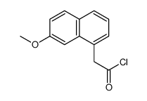 2-(7-methoxynaphthalen-1-yl)acetyl chloride Structure