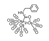 2,3-μ-N-benzylcarbamoyl-1,1,1,1,2,2,2,3,3,3-decacarbonyl-2,3-μ-hydrido-triangulo-triosmium结构式
