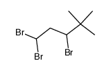 1,1,3-tribromo-4,4-dimethyl-pentane Structure