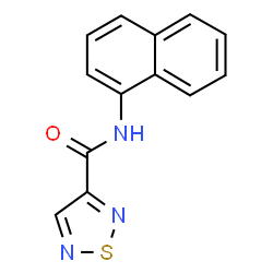 1,2,5-Thiadiazole-3-carboxamide,N-1-naphthalenyl-(9CI)结构式