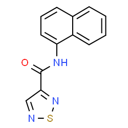 1,2,5-Thiadiazole-3-carboxamide,N-1-naphthalenyl-(9CI) structure