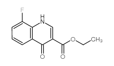 Ethyl 8-fluoro-4-oxo-1,4-dihydroquinoline-3-carboxylate structure