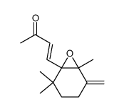 4t-(1,2-epoxy-2,6,6-trimethyl-3-methylene-cyclohexyl)-but-3-en-2-one结构式