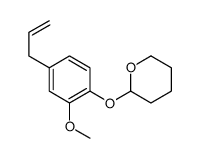 2H-Pyran, tetrahydro-2-2-methoxy-4-(2-propenyl)phenoxy-结构式