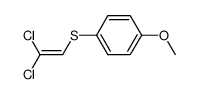 p-methoxyphenyl β,β-dichlorovinyl sulfide Structure