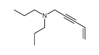 (4-penten-2-ynyl)dipropylamine结构式