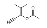 (1-cyano-2-methylprop-1-enyl) acetate结构式