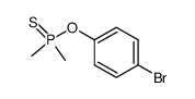 p-bromophenyl ester of dimethylthionephosphinic acid结构式