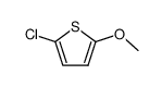 2-chloro-5-methoxythiophene Structure