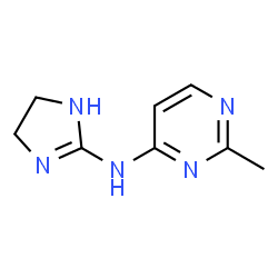 4-Pyrimidinamine,N-(4,5-dihydro-1H-imidazol-2-yl)-2-methyl-结构式