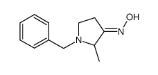 1-Benzyl-3-hydroxyimino-2-methylpyrrolidine Structure