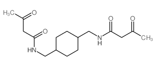 Butanamide,N,N'-[1,4-cyclohexanediylbis(methylene)]bis[3-oxo- (9CI) structure