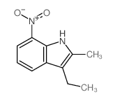 3-ethyl-2-methyl-7-nitro-1H-indole structure