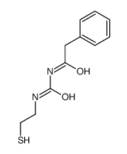 2-phenyl-N-(2-sulfanylethylcarbamoyl)acetamide结构式