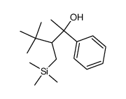 4,4-dimethyl-2-phenyl-3-trimethylsilylmethylpentan-2-ol Structure