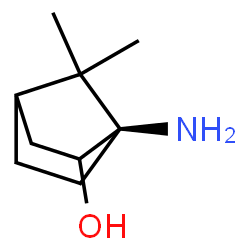 Bicyclo[2.2.1]heptan-2-ol, 1-amino-7,7-dimethyl-, (1R-endo)- (9CI) structure