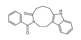 3-benzoyl-1,2,5,6,7,8-hexahydroazonino[5,4-b]indol-4-one结构式