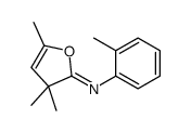 3,3,5-trimethyl-N-(2-methylphenyl)furan-2-imine Structure