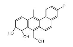 (8S,9S)-3-fluoro-7-(hydroxymethyl)-12-methyl-8,9-dihydrobenzo[a]anthracene-8,9-diol Structure