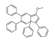 1-methoxy-3,3a,5,6-tetraphenyl-3aH-indene Structure