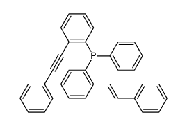 Phenyl[2-(trans-2-phenylethenyl)phenyl][2-(phenylethinyl)phenyl]phosphan Structure