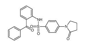 N-(2-benzoylphenyl)-4-(2-oxopyrrolidin-1-yl)benzenesulfonamide Structure