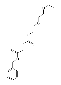 4-O-benzyl 1-O-[2-(2-ethoxyethoxy)ethyl] butanedioate结构式