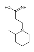 3-(2-methylpiperidin-1-yl)propanamide结构式