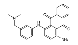 1-amino-4-[[3-[(dimethylamino)methyl]phenyl]amino]anthraquinone结构式