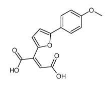 2-(5-(4-methoxyphenyl)furan-2-yl)fumaric acid Structure