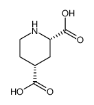 cis-2,4-piperidinedicarboxylic acid structure