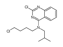 2-chloro-N-(4-chlorobutyl)-N-(2-methylpropyl)quinazolin-4-amine结构式
